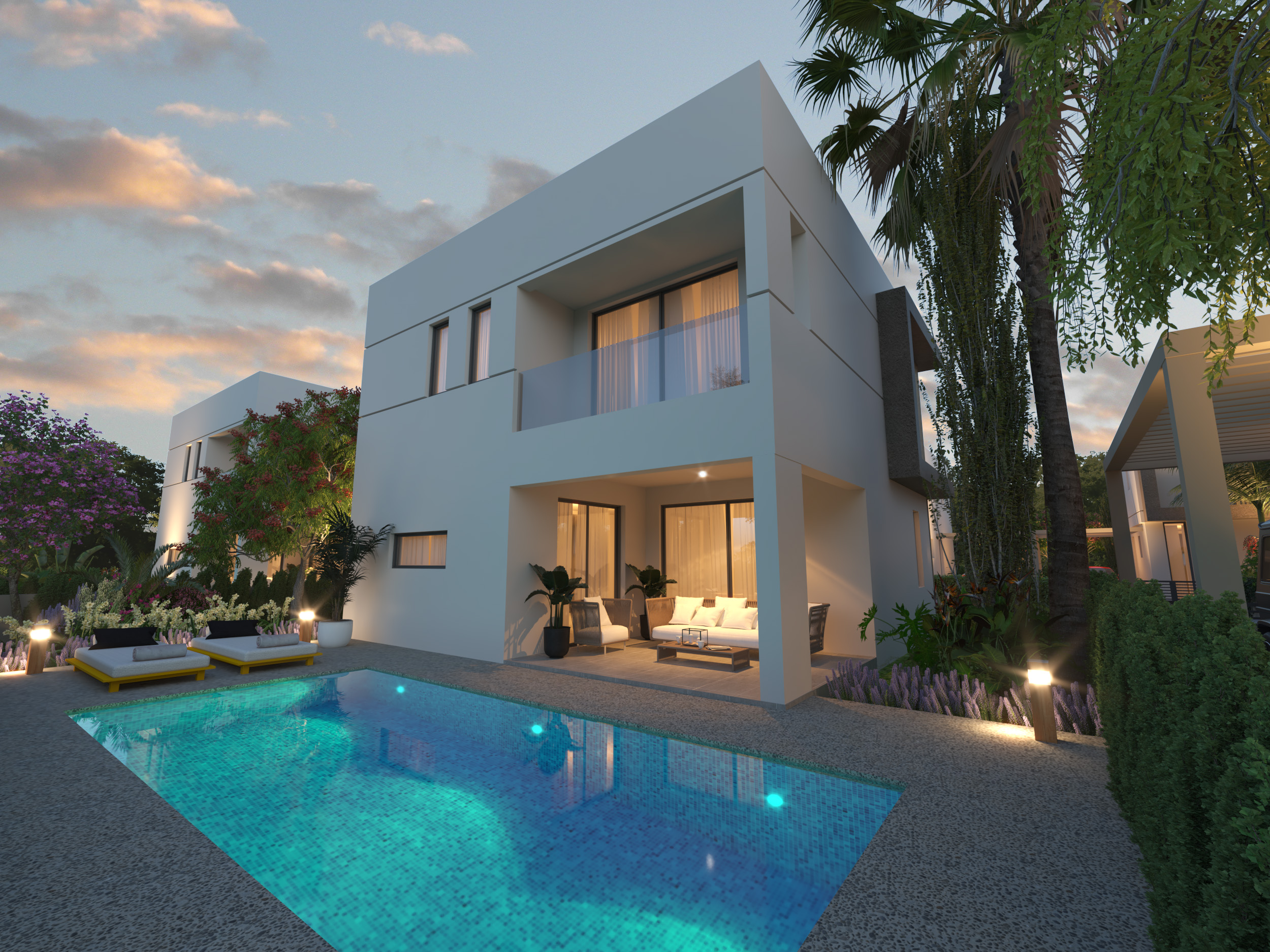 ΠΩΛΕΙΤΑΙ ΥΠΟ ΑΝΕΓΕΡΣΗ ΠΛΗΡΩΣ ΕΠΙΠΛΩΜΕΝΗ ΜΟΝΤΕΡΝΑ ΚΑΤΟΙΚΙΑ ΤΡΙΩΝ ΥΠΝΟΔΩΜΑΤΙΩΝ ΜΕ ΙΔΙΩΤΙΚΗ ΠΙΣΙΝΑ ΣΤΗΝ ΞΥΛΟΦΑΓΟΥ – ΛΑΡΝΑΚΑ – ID 002223484